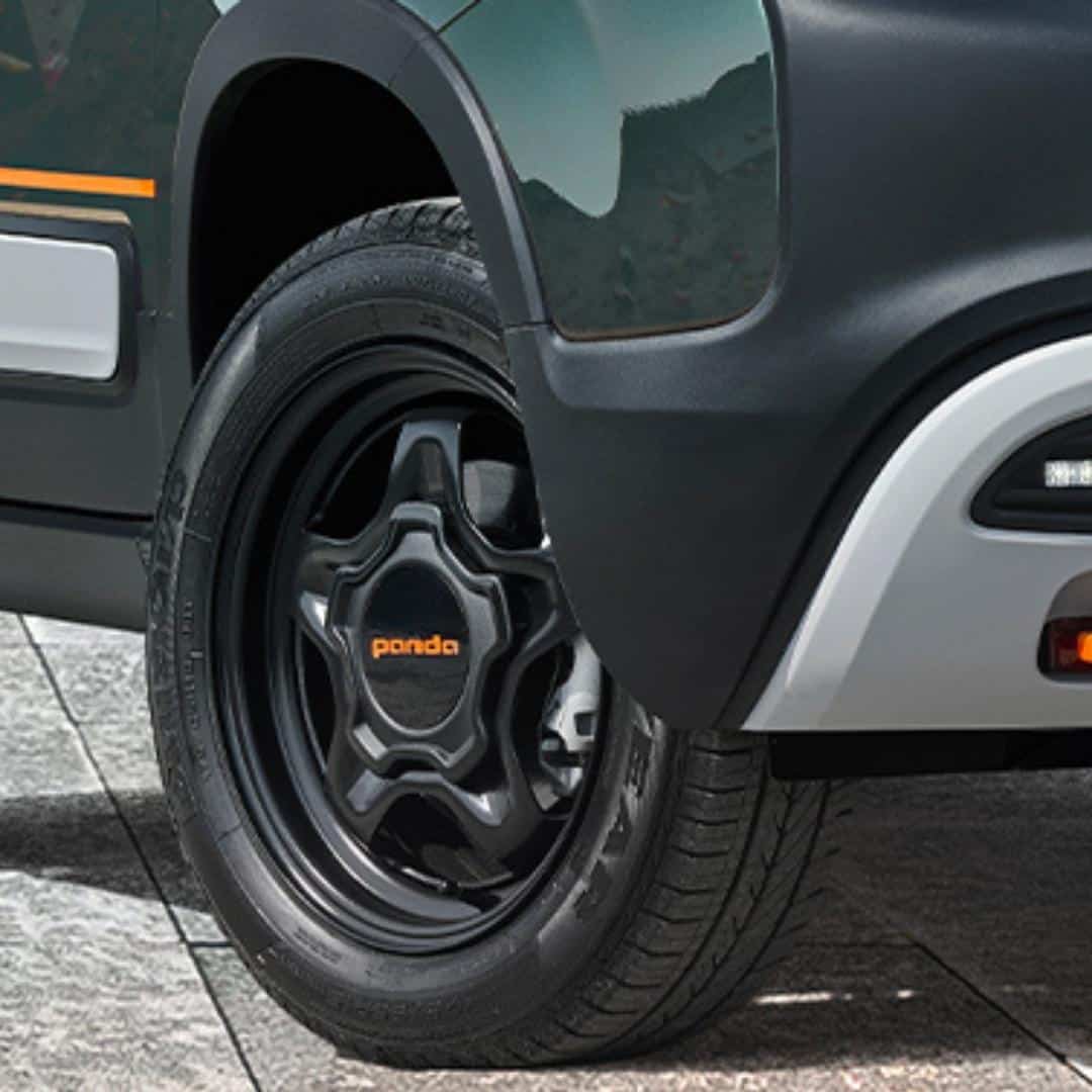 Robust and stylish wheels with the Fiat Panda Garmin