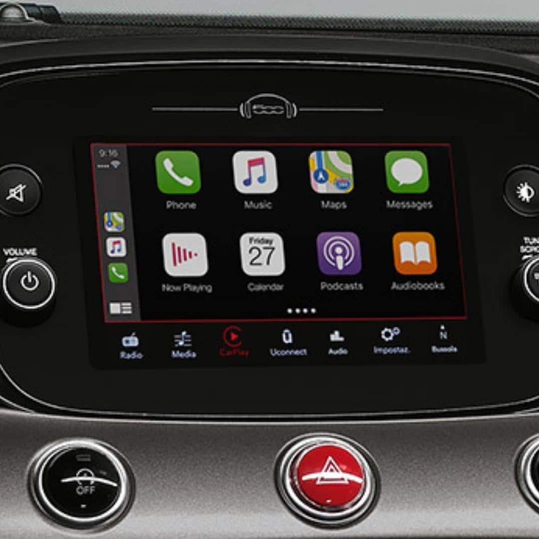 Apple Carplay/Android Auto using the Uconnect 7" HD Display in the Fiat 500X Sport
